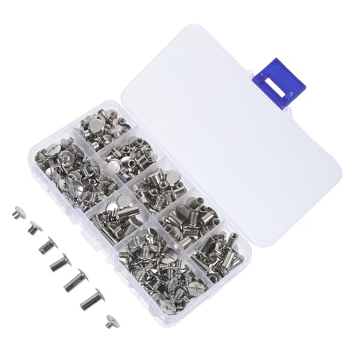 HOMSFOU Runde Metallnieten Mit Stabilen Langlebigen Nieten Für DIY Lederhandwerk Kleidung Und Einfache Installation Robustes Eisenmaterial von HOMSFOU