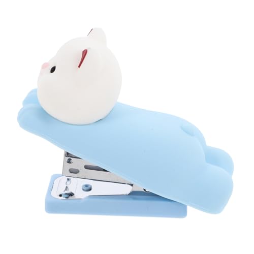 HOMSFOU Silikonhefter bürobedarf Desktop-Hefter Hefter für Schreibtisch Netter Hefter Langarm-Hefter Hefter für den Schreibtisch kleiner Hefter Mini Schulmaterial Bürowefter Metall Blau HOMSFOU Silikonhefter bürobedarf Desktop-Hefter Hefter für Schreibtisch Netter Hefter Langarm-Hefter Hefter für den Schreibtisch kleiner Hefter Mini Schulmaterial Bürowefter Metall Blau von HOMSFOU