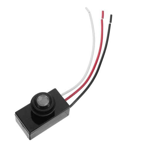 HOMSFOU Straßenlaternen Steuerschalter Außenlichtsensor Berm Fotoschalter Automatischer Lichtsteuerungsschalter Fotoschalter Für Außenleuchten Schwarze Elektronische Komponente HOMSFOU Straßenlaternen Steuerschalter Außenlichtsensor Berm Fotoschalter Automatischer Lichtsteuerungsschalter Fotoschalter Für Außenleuchten Schwarze Elektronische Komponente von HOMSFOU