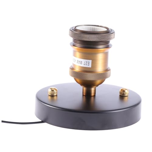 HOMSFOU Vintage Deckenleuchte Lampenhalter Retro Flush Mount Wandleuchte für Restaurant Bar und Schwarz Industrie Design für Verschiedene Wohnstile von HOMSFOU