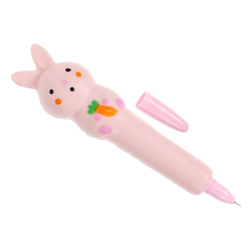 HOMSFOU matschig süßer Gel-Tintenstift Cartoon-Gelstift Niedlicher Gelstift Kompakter Gelstift Lustiger Gelstift Niedlicher Tier-Gelstift matschige Stifte süßer Stift Schwamm Rosa von HOMSFOU