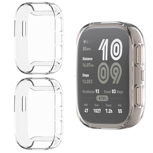 HOMTERN 3er-Pack Schutzhüllen für Amazfit BIP 6, flexible TPU-Schutzhülle mit vollständiger Abdeckung, stoßfest, kratzfest, transparent, 3 Stück HOMTERN 3er-Pack Schutzhüllen für Amazfit BIP 6, flexible TPU-Schutzhülle mit vollständiger Abdeckung, stoßfest, kratzfest, transparent, 3 Stück von HOMTERN