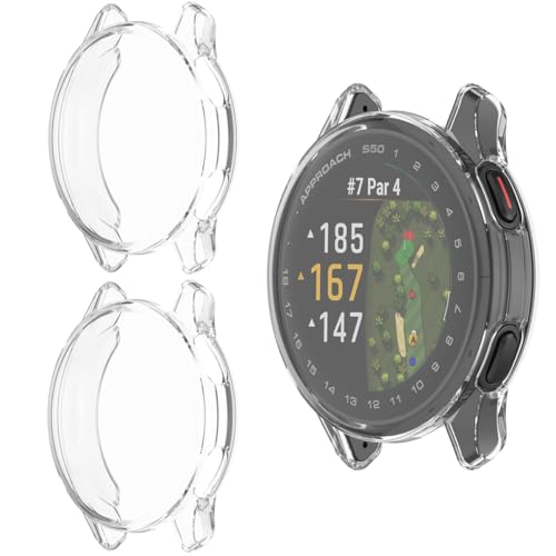 HOMTERN 3er-Pack Schutzhüllen für Garmin Approach S50, flexible TPU-Schale, stoßfest, kratzfest, transparent, 3 Stück HOMTERN 3er-Pack Schutzhüllen für Garmin Approach S50, flexible TPU-Schale, stoßfest, kratzfest, transparent, 3 Stück von HOMTERN