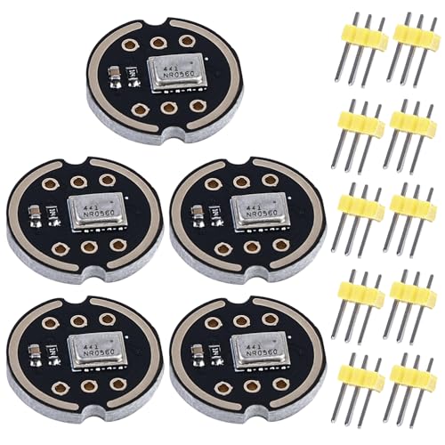 HOMURY 5PCS INMP441 Omnidirektionales Mikrofon Modul I2S-Schnittstelle Kompatibel mit ESP32, Hohe Präzision Niedrige Leistung für Verschiedene Anwendungen wie Fernbedienungen, Spielkonsolen etc von HOMURY