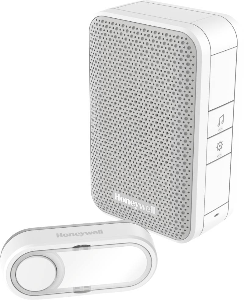 HONEY DC311S - Funk-Gong mit Klingeltaster, weiß von HONEYWELL HOME