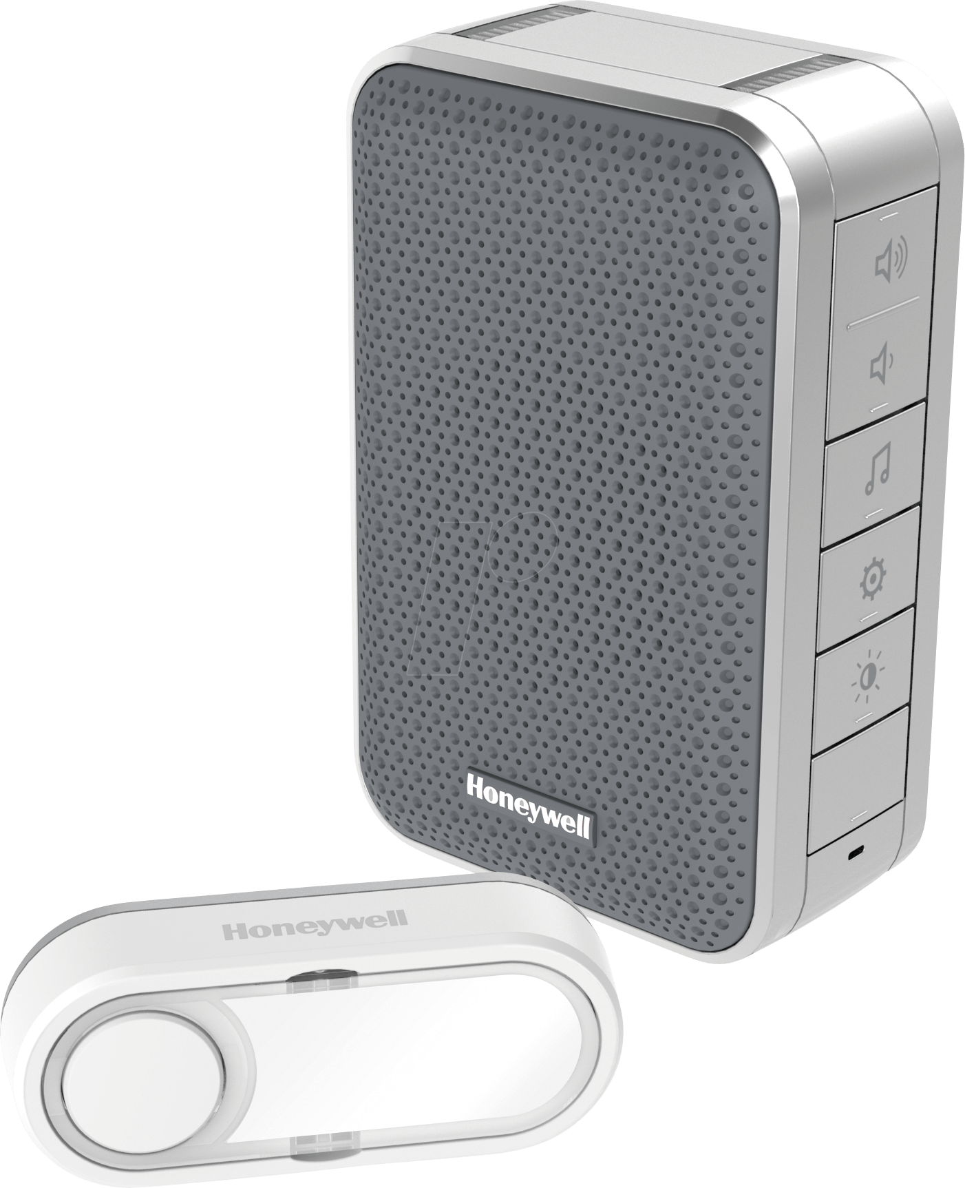 HONEY DC313SG - Funk-Gong mit LED-Blitzlicht und Klingeltaster, silber/grau HONEY DC313SG - Funk-Gong mit LED-Blitzlicht und Klingeltaster, silber/grau von HONEYWELL HOME