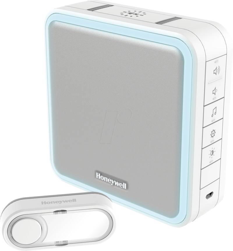 HONEY DC915S - Funk-Gong mit Klingeltaster, weiß von HONEYWELL HOME