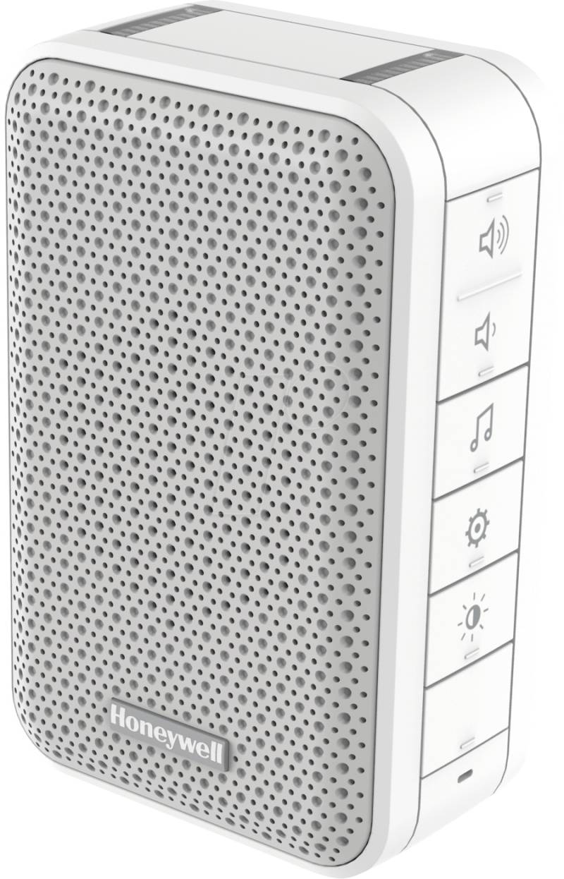 HONEY DW313S - Türgong mit LED-Blitzlicht, weiß von HONEYWELL HOME