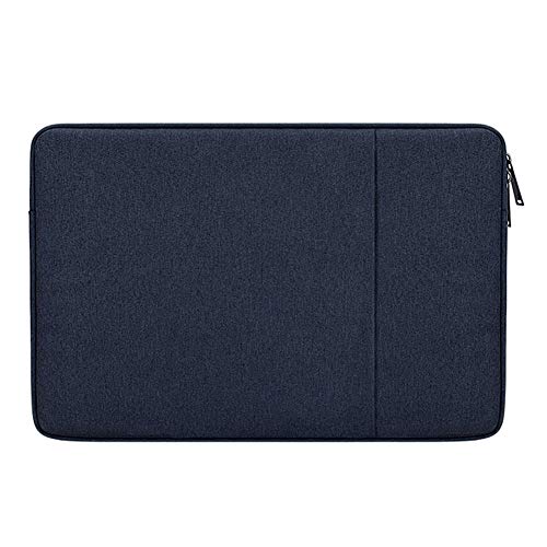 HONGBI 11-15.6 Zoll Laptop Sleeve Case Notebook Hülle Beutel Schutzhülle Tasche Schutzabdeckung für MacBook Pro/Microsoft Surface Book Marine 13.3"(34.5x2.5x23.5cm) von HONGBI