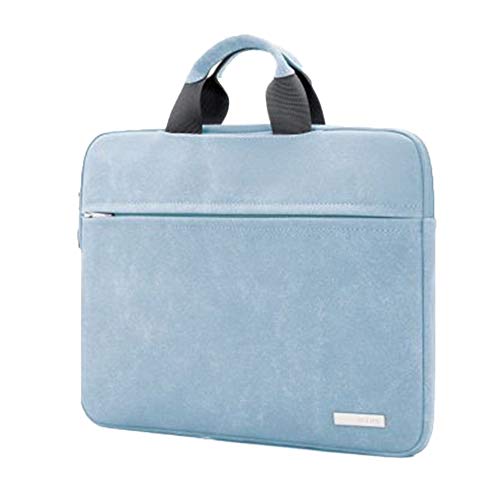 HONGBI Laptop Tasche Handtasche Notebook Hülle Sleeve Aktentasche Wasserdichtem für iPad Pro/MacBook Air/MacBook Pro/Surface Pro 6/Samsung Blau 14"(37.5x2x26cm) von HONGBI