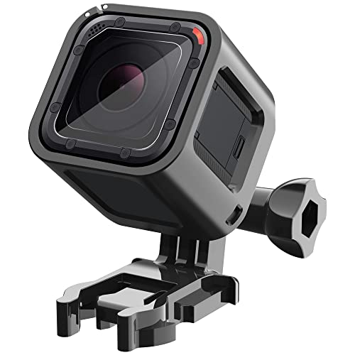 Rahmenhalterung Gehäuse für GoPro Hero 5 Session, Hero 4 Session, Upgrade Schutzgehäuse Rahmen Shell Mount Halter mit Schnalle & Rändelschraube für GoPro Hero 5/4 Session Rahmenhalterung Gehäuse für GoPro Hero 5 Session, Hero 4 Session, Upgrade Schutzgehäuse Rahmen Shell Mount Halter mit Schnalle & Rändelschraube für GoPro Hero 5/4 Session von HONGDAK
