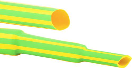 Hongshang ART002438 Schrumpfschlauch ohne Kleber Gelb, Grün 4.50mm 1.50mm Schrumpfrate:3:1 Meterware von HONGSHANG