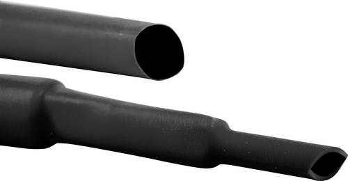 Hongshang ART002445 Schrumpfschlauch ohne Kleber Schwarz 18mm 6mm Schrumpfrate:3:1 Meterware von HONGSHANG