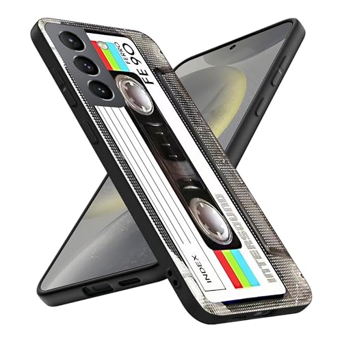 HONGZAOQIYE Mode Hülle für Samsung Galaxy S24 Plus, Cool Vintage 80er 90er Musik Kassette Mixtape Retro Stoßfest Design Muster Slim Weich Schutzhülle HONGZAOQIYE Mode Hülle für Samsung Galaxy S24 Plus, Cool Vintage 80er 90er Musik Kassette Mixtape Retro Stoßfest Design Muster Slim Weich Schutzhülle von HONGZAOQIYE