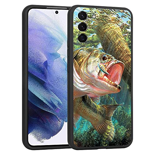 Kompatibel mit Samsung Galaxy S22 Hülle, Barsch Fisch Jumping Samsung Hülle für Frauen Mädchen Männer Junge, TPU Stoßfest Trendy Cool Case Kompatibel mit Samsung Galaxy S22 Hülle, Barsch Fisch Jumping Samsung Hülle für Frauen Mädchen Männer Junge, TPU Stoßfest Trendy Cool Case von HONGZAOQIYE