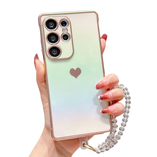 HONHULEE Handyhülle für Samsung Galaxy S21 Hülle mit Kristal Chain Schutzhülle Ultra Dünne Schutz Case Cover Stoßfeste Slim Hülle für Samsung Galaxy S21 mit Muster Motiv Herz - Weiß HONHULEE Handyhülle für Samsung Galaxy S21 Hülle mit Kristal Chain Schutzhülle Ultra Dünne Schutz Case Cover Stoßfeste Slim Hülle für Samsung Galaxy S21 mit Muster Motiv Herz - Weiß von HONHULEE
