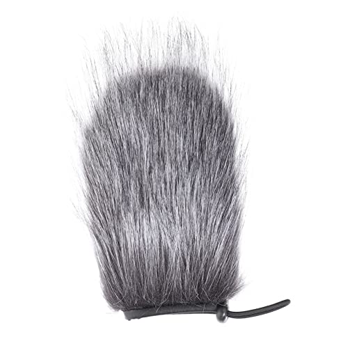 HONITANO Mikrofon-Windschutz Abdeckung Filter Pop Mikrofon-Schutzhaube Mikrofon-Windmuffel Mikrofon-Akustikschutz Mikrofonmaskenschutz pelziger Windschutz für Mikrofon Kunstpelz von HONITANO