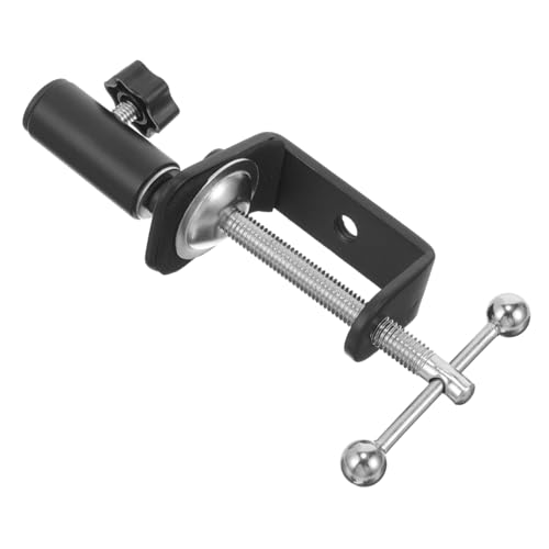 HONITANO Mikrofon-desktop-clip Mikrofonhalter Clips Tischklemmständer Mikrofon-boom-arm-tischhalterung Montage Schreibtisch Mikrofonarm Anschlüsse Einstellbar Montieren Griffe Plastik Black von HONITANO