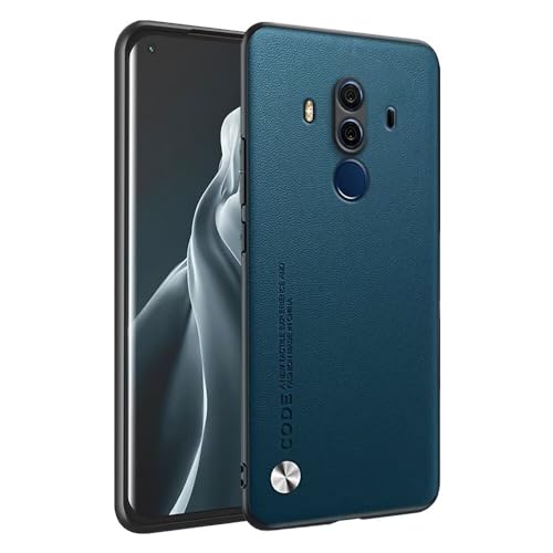 HONLEN Hülle für Huawei Mate10 Pro (6" Inches) Business Telefonhülle aus Leder mit Rückseite, Saphir von HONLEN