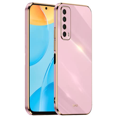 HONLEN Hülle für Huawei P Smart 2021 (6.67" Inches), Weiche Silikon-TPU-Hülle, Galvanisiertes Rahmendesign - Violett von HONLEN