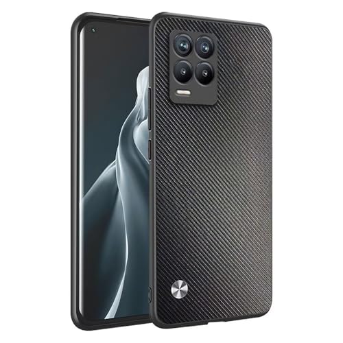HONLEN Hülle für Realme 8 / Realme 8 Pro (6.4" Inches) Business Telefonhülle aus Leder mit Rückseite, Kevlar von HONLEN