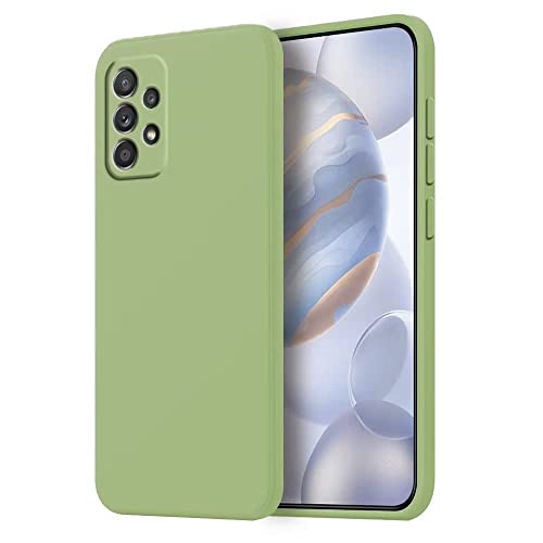 HONLEN Hülle für Samsung Galaxy A33 5G Schutzhülle Case, 6.4" Liquid TPU Silicone Handyhülle mit Fallschutz, Kratzfest und rutschfest Silikon Cover Matcha-Grün von HONLEN