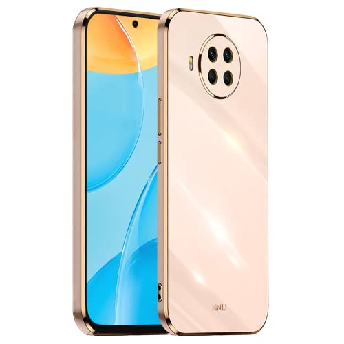 HONLEN Hülle für Xiaomi MI 10T Lite 5G (6.67" Inches), Weiche Silikon-TPU-Hülle, Galvanisiertes Rahmendesign - Rosa von HONLEN