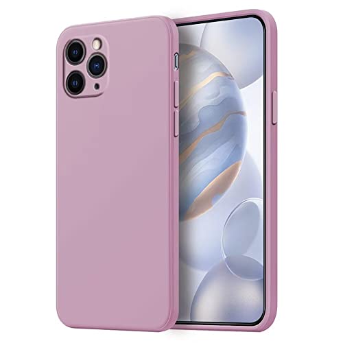 HONLEN Hülle für iPhone 11 Pro Max Schutzhülle Case, 6.5" Inches Liquid TPU Silicone Handyhülle mit Fallschutz, Kratzfest und rutschfest Silikon Cover Gras lila von HONLEN