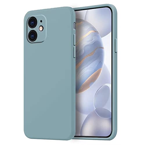 HONLEN Hülle für iPhone 11 Schutzhülle Case, 6.1" Inches Liquid TPU Silicone Handyhülle mit Fallschutz, Kratzfest und rutschfest Silikon Cover Rauchblau von HONLEN