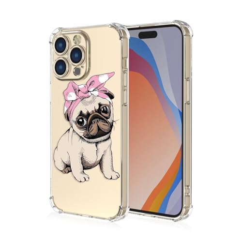 HONLEN Hülle für iPhone 14 Pro Max Case, (6.7" Inches) Transparent Farbverlauf Design TPU Silicone Handyhülle, Verstärkung mit Vier Ecken Cover - Französischer Kampf von HONLEN