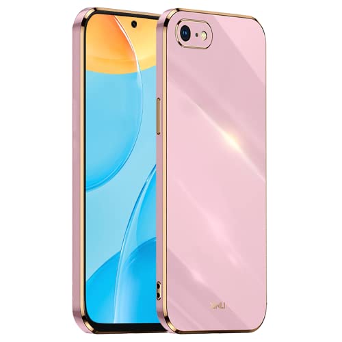 HONLEN Hülle für iPhone 6 Plus/iPhone 6s Plus (5.5" Inches), Weiche Silikon-TPU-Hülle, Galvanisiertes Rahmendesign - Violett von HONLEN