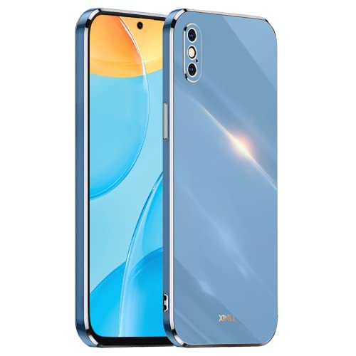 HONLEN Hülle für iPhone XS Max (6.5" Inches), Weiche Silikon-TPU-Hülle, Galvanisiertes Rahmendesign - Navy Blau von HONLEN