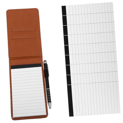 HONMEET Stilvolles Notizbuch-Set Aus Leder 12-teilig Notizblöcke Stifttasche 3 X 5 Zoll Taschennotizblock Für Planung Tagebuch Büro Arbeit Schule Reisen von HONMEET