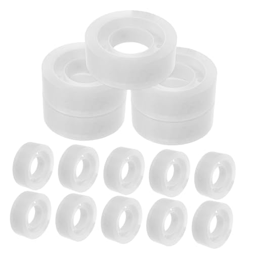 HONMEET 16 Rolls Stationery Tape Transparent Clear Office Tape Wraping Tape Transparent Stationery Tape School Tape Für Die Schule Löschen Klebeband von HONMEET
