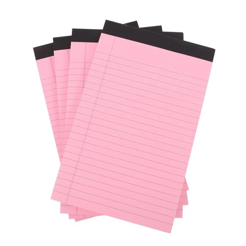 HONMEET 4-teiliges A5-notizbuch Mit Linien Zum Abreißen Notizblock Legal Pad Tragbares Memo-notizbuch Für Schreibtischplaner von HONMEET