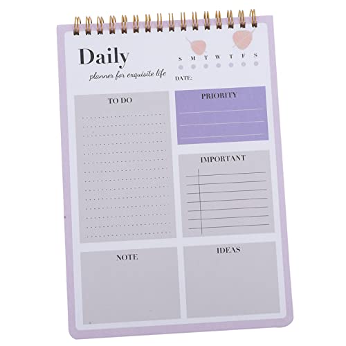 HONMEET Datum Der Date Notepad Daily Plan Pad Effizienter Planer Zeitplan Notepad Plan Pad Für Das Management von HONMEET