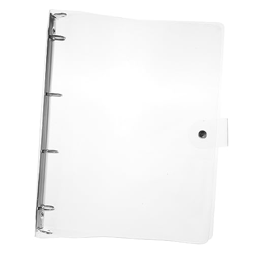 HONMEET Klarer Ringbuchordner Transparentes Notizbuch Bürozubehör Aus Langlebigem Für Schule Und Praktische Abdeckung Für Notizen Und Dokumente von HONMEET