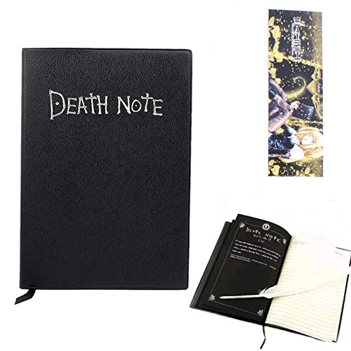 HONMY Death Note-Notizbuch mit Federstift, Mode-Anime-Thema Death Note-Cosplay-Notizbuch, Kann als Tagebuch und Notizbuch verwendet werden… HONMY Death Note-Notizbuch mit Federstift, Mode-Anime-Thema Death Note-Cosplay-Notizbuch, Kann als Tagebuch und Notizbuch verwendet werden… von REOVE