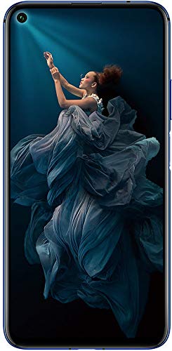 HONOR 20 Smartphone Bundle (15,9 cm (6,26 Zoll) AllView Display, Al Quad-Kamera, Dual Nano-SIM, 128 GB interner Speicher, Android 9.0) Sapphire Blue + gratis Classic Earphones von HONOR
