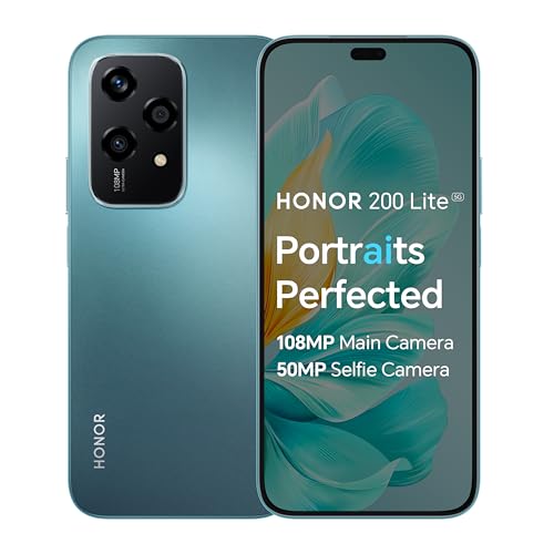 Smartphone Honor 200 Lite 6,7 5G Double nano SIM 256 Go Vert von HONOR