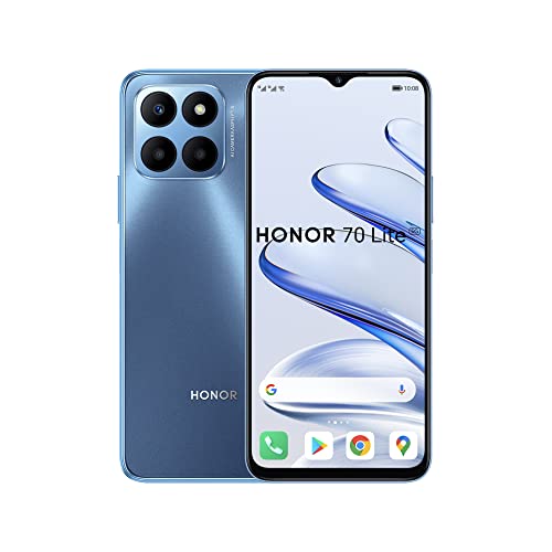HONOR 70 Lite, Smartphone 5G, 4GB+128GB, 6,5 Zoll 90Hz FullView Display, 5000mAh, Android 12, Dual SIM, Ocean Blue HONOR 70 Lite, Smartphone 5G, 4GB+128GB, 6,5 Zoll 90Hz FullView Display, 5000mAh, Android 12, Dual SIM, Ocean Blue von HONOR
