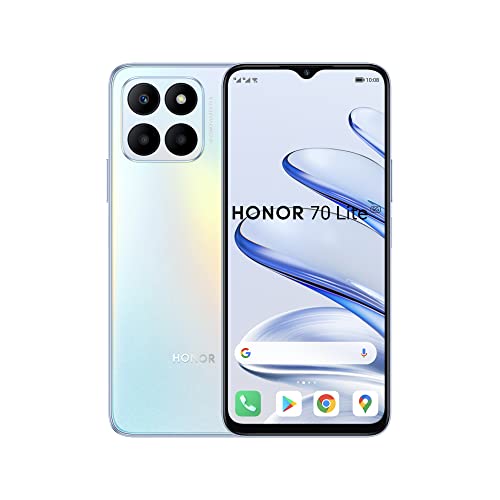 HONOR 70 Lite, Smartphone 5G, 4GB+128GB, 6,5 Zoll 90Hz FullView Display, 5000mAh, Android 12, Dual SIM, Titanium Silver HONOR 70 Lite, Smartphone 5G, 4GB+128GB, 6,5 Zoll 90Hz FullView Display, 5000mAh, Android 12, Dual SIM, Titanium Silver von HONOR