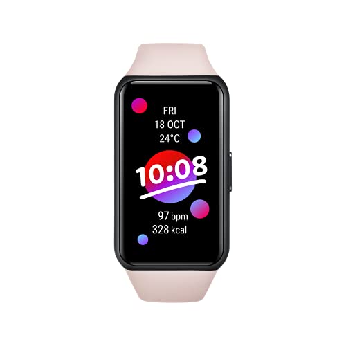 HONOR Band 6 Fitness Armband, 1,47'' AMOLED Display, Tracker mit Pulsuhr, Herzfrequenz- und SpO2-Überwachung, 2 Wochen Akkulaufzeit, 5ATM, Schrittzähler, Coral Pink HONOR Band 6 Fitness Armband, 1,47'' AMOLED Display, Tracker mit Pulsuhr, Herzfrequenz- und SpO2-Überwachung, 2 Wochen Akkulaufzeit, 5ATM, Schrittzähler, Coral Pink von Honor
