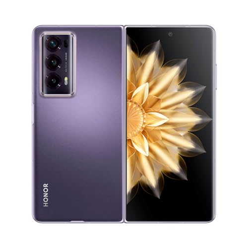 HONOR Magic V2 16 GB + 512 GB, Display 6,43 Zoll und 7,92 Zoll, acht Kerne Snapdragon 8 Gen 2, ultrabreite Kamera 50 MP, superschnelles Aufladen von 66 W, Kapazität von 5.000 mAh, Violett von HONOR