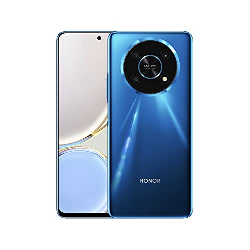 HONOR Magic4 Lite 5G, Smartphone ohne Vertrag, 6.81 Zoll Android Handy, 120Hz-LCD, 6 GB RAM + 128 GB, 4800 mAh mit 66W SuperCharge, 64 MP Kamera, Snapdragon 695 (Blau) von HONOR