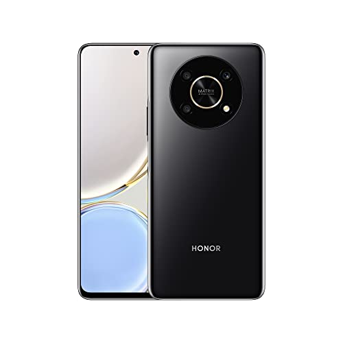 HONOR Magic4 Lite 5G, Smartphone ohne Vertrag, 6.81 Zoll Android Handy, 120Hz-LCD, 6 GB RAM + 128 GB, 4800 mAh mit 66W SuperCharge, 64 MP Kamera, Snapdragon 695 (Schwarz) von HONOR