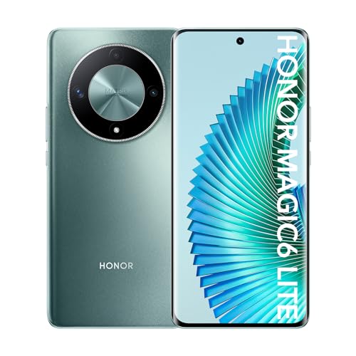 HONOR Magic6 Lite 5G Smartphone 8+256GB, 120Hz 6,78" AMOLED, 108MP Dreifach-Rückkamera, Android 13, Dual SIM, Google Play, NFC, Grün von HONOR