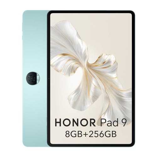 HONOR Pad 9 Tablets 8GB 256GB, 12.1" 120Hz 2.5K Großer Bildschirm, 8-Lautsprecher Audio System, Snapdragon 6 Gen 1, WiFi Version, Grün von HONOR