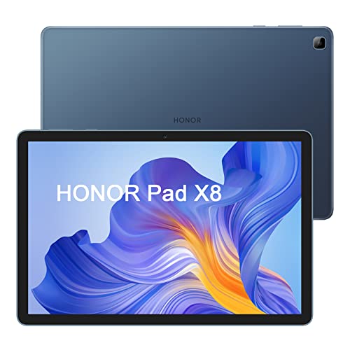 HONOR Pad X8 Tablet, 4 GB, 64 GB, Display 25,7 cm (10,1 Zoll), Akku mit 5100 mAh, Aufladung über Kabel von 10 W (Typ-C), Magic UI 6.1, basierend auf Android 12, MediaTek MT8786, WLAN, mit von HONOR