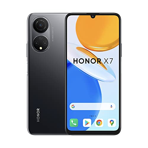 HONOR X7 Smartphone Android 11, 4 GB RAM + 128 GB Speicher, 6,4 Zoll FullView-Bildschirm mit 90 Hz glattem Display, 48 MP Quad-Kamera hinten, 5000 mAh Akku mit hoher Kapazität HONOR X7 Smartphone Android 11, 4 GB RAM + 128 GB Speicher, 6,4 Zoll FullView-Bildschirm mit 90 Hz glattem Display, 48 MP Quad-Kamera hinten, 5000 mAh Akku mit hoher Kapazität von HONOR